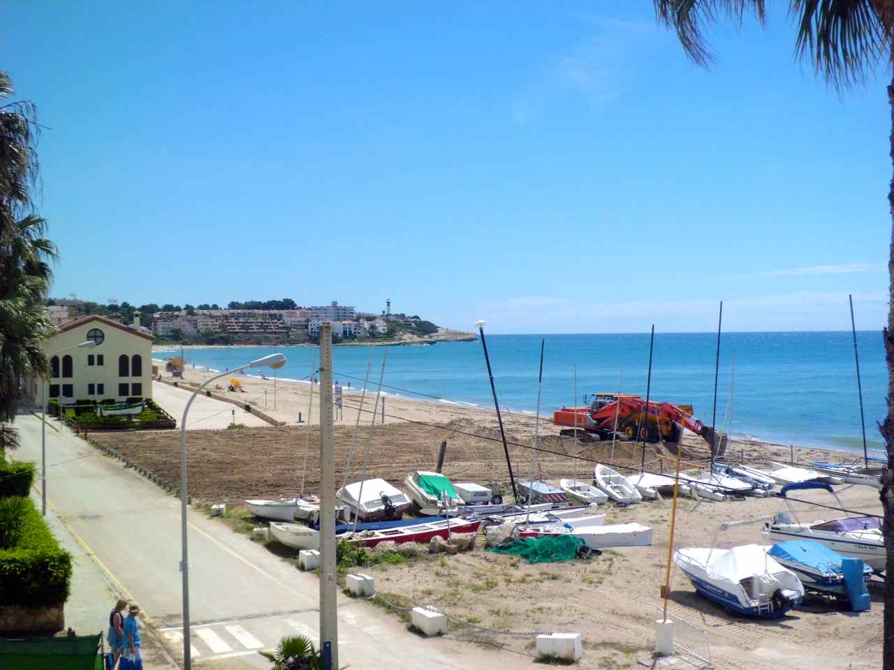Regeneració de la platja d'Altafulla Maig 2013